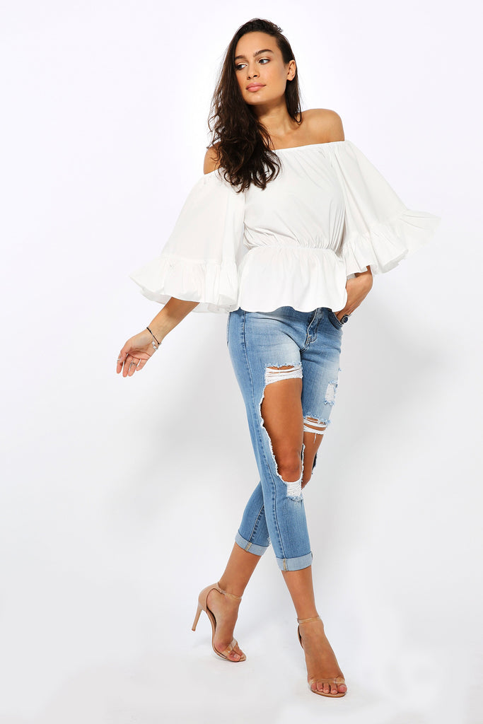 S17W-1000003137-CAM-S/M-off-shoulder-frill-gypsy-top-cream-jl1289