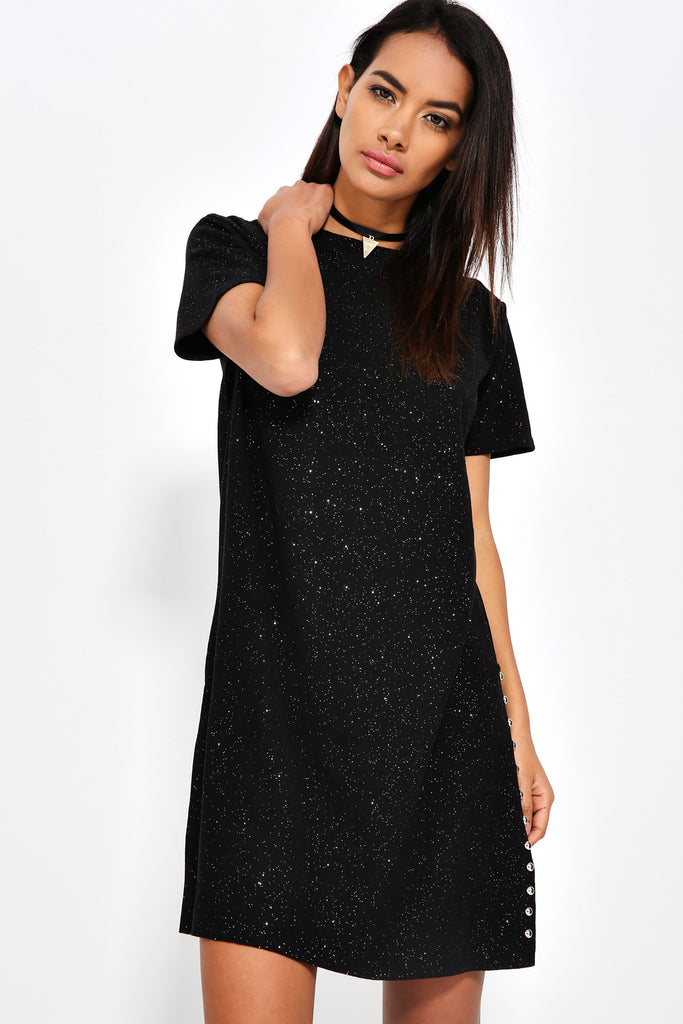 S17W-1300004450-BCK-S/M-sparkly-studded-shift-dress-black-jl2061