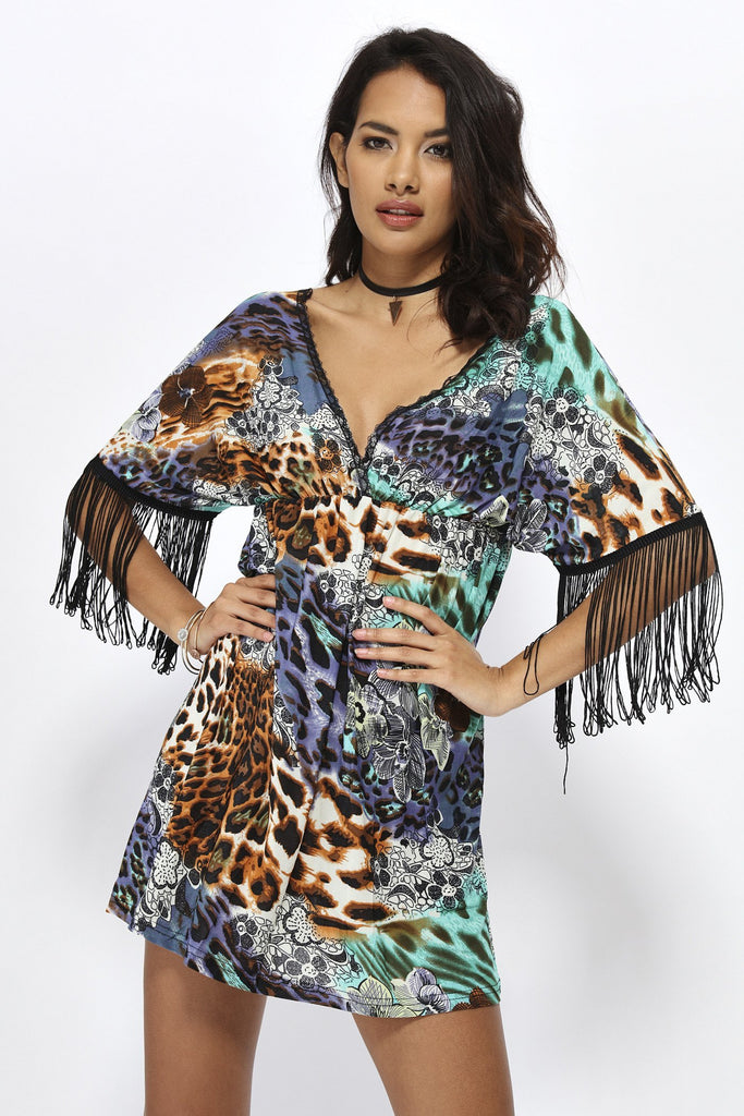 S17W-1300004579-GEN-OS-leopard-print-mini-dress-mid-green-jl2145
