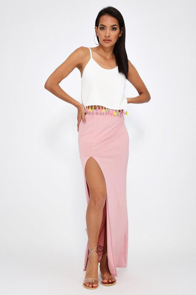 S17W-1900001740-RSE-6-split-maxi-skirt-mid-pink-jl0697