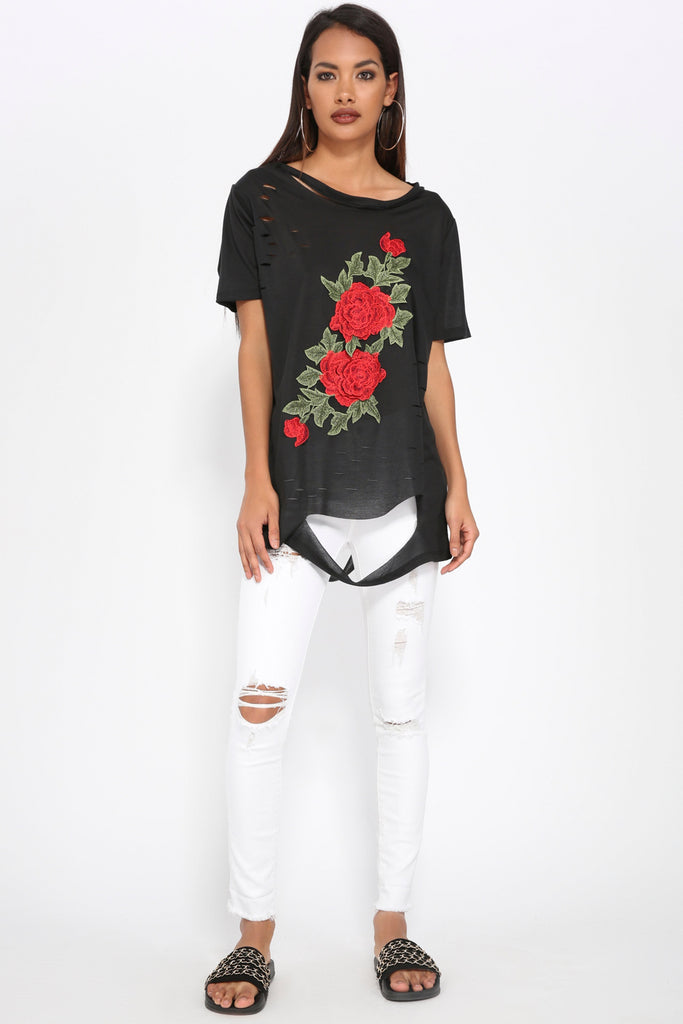 S17W-3300005043-BCK-XS-floral-ripped-tshirt-black-jl2372