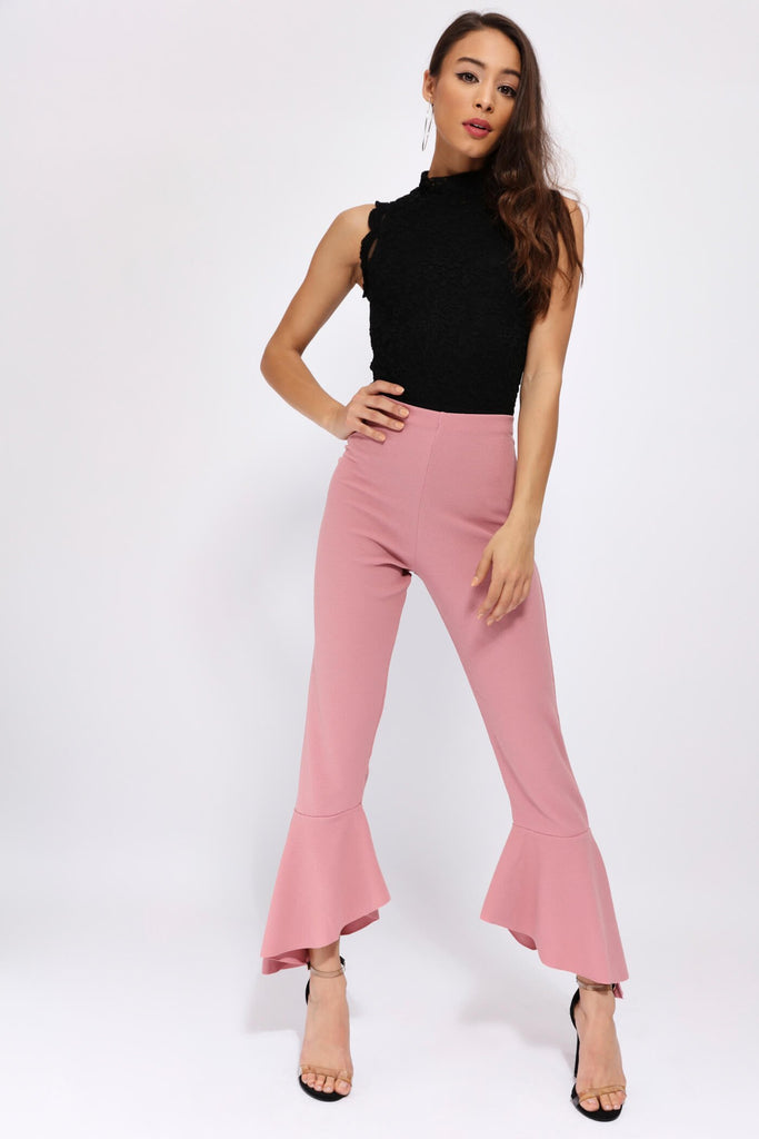 S17W-4100009136-PNK-6-ruffle-hem-trousers-mid-pink-jl4088
